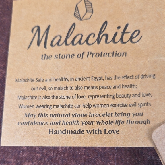 Green Beaded Bracelet - Picture 2 of 2